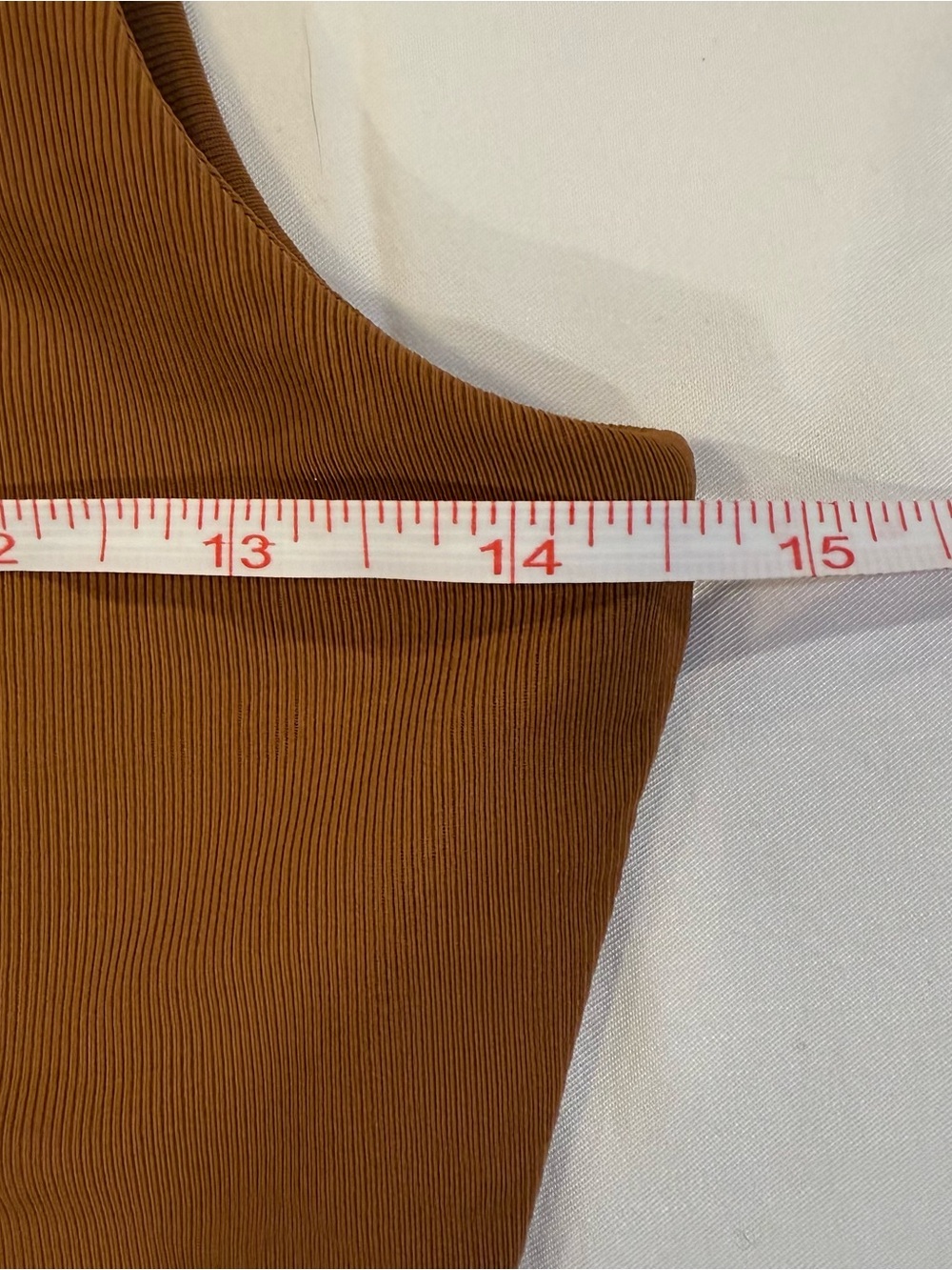 TCEC Sleeveless Mock Neck Bodysuit - Rust Brown - Picture 4 of 4